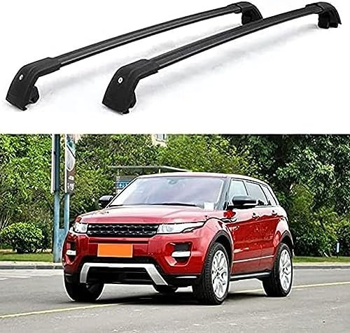 Dachgepäckträger Querträger für Range Rover Evoque 2012+, Geringe Windgeräusche, Anti-Rost Hoch Belastbar Abschließbar