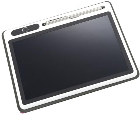 Almohadilla de Dibujo para Tableta LCD, Accesorios Comerciales, Herramienta de Pintura Manual para Trabajo y Estudio, Tableta de Escritura de (Rojo (con Estuche de Cuero))