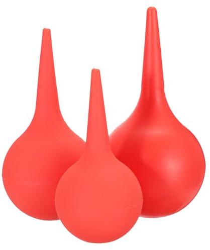 HOLIDYOYO Ohrspritzenball 3 Stück Mit Kleiner Saugglocke Kraftvoller Luftstrom Für Und Erwachseneohren Praktische Anwendung Für Gehörgang Und Empfindliche Elektronik