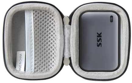Hermitshell Hard Travel Case für SSK Portable SSD 1TB / 2TB / 500GB / 250GB externe Solid State Drives