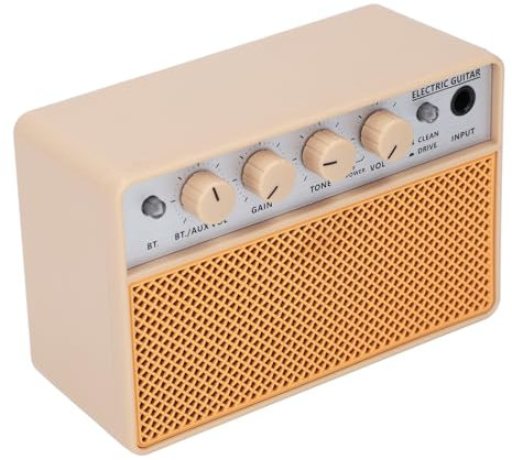 10W Tragbarer Verstärker Wiederaufladbarer E -Gitarren -Bass -Übungsverstärker mit und Antriebskanal