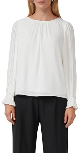 s.Oliver Festliche Bluse mit Plissee-Ärmeln