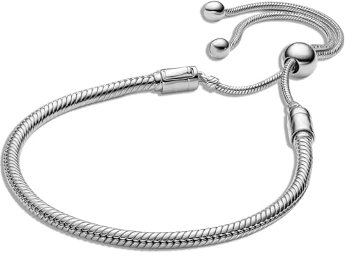THALASIENE Armband Damen Silber,316L Edelstahl Dupes Charms Armband,DIY Armbänder Charm,Verstellbare Silber Bracelet,Bettelarmband Moments Silberarmband 17CM