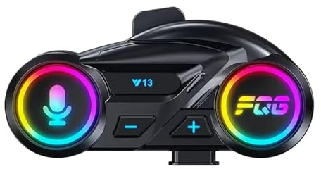 Gdiojnfg Helmet Headphones,Motorcycle Wireless Headphones for Helmet | Waterproof Noise Reduction 800mAh Earbuds for Bicycle Snowboard Skiing Touring Commuting Snowmobile