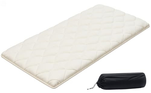 VEVOR Alfombra Tatami Japonesa colchón futón Plegable con Bolsa de Almacenamiento y fijación, Alfombra de Suelo de 9 Capas para Dormir, Dormitorio, meditación, Yoga