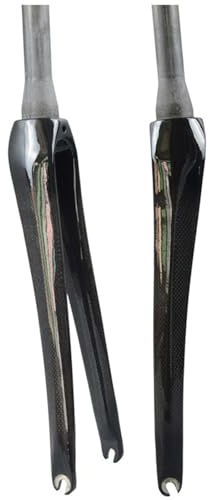 WIQUYBML Carbon Fiber Rigid Fork 700C Road Bike C Brake 1-1/2'' Tapered Tube Quick Release Front 377G