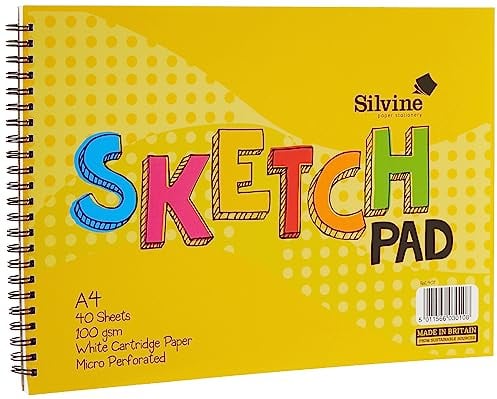 Silvine Spiral-Skizzenbuch, A4