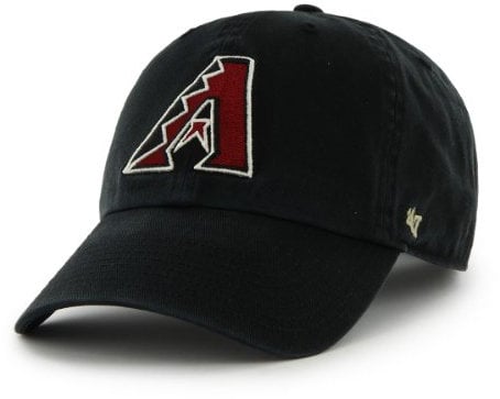 47 MLB Arizona Diamondbacks Herren Clean Up Cap, Schwarz