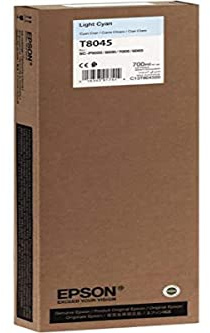 Epson C13T804500 Tintenpatrone, Singlepack T804500, ultrachrom/hell cyan Standard