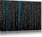 Pixxprint Matrix Zahlen B&W, Größe: 60x40cm, Leinwandbild, fertig gespannt, Wandbild, Dekoration, Kunstdruck, kein Poster