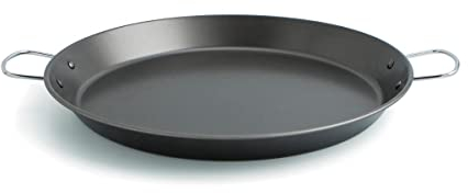 Quid 7559022 – Poêle à Paella 46 cm 12 coupelles Senia, Couleur Noir, 58.9 x 46.4 x 5 cm