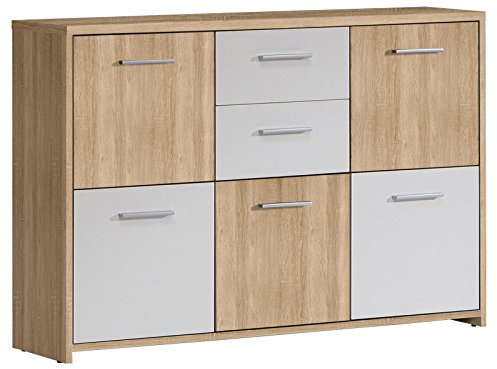 möbelando Sideboard Anrichte Standschrank Kommode Beistellschrank Schrank Odessa I