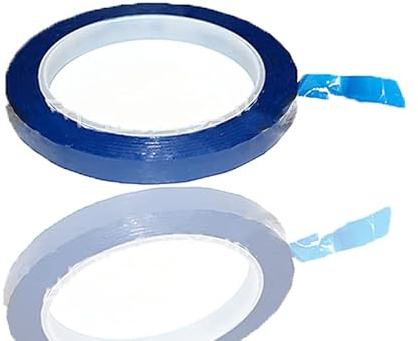 Grafisches Klebeband von 5/10 Stück Whiteboard-Grafiktafel, 3 mm breit, trocken abwischbar, Markierungsband, Linien, Rasterbildband, 66 m Länge, blau