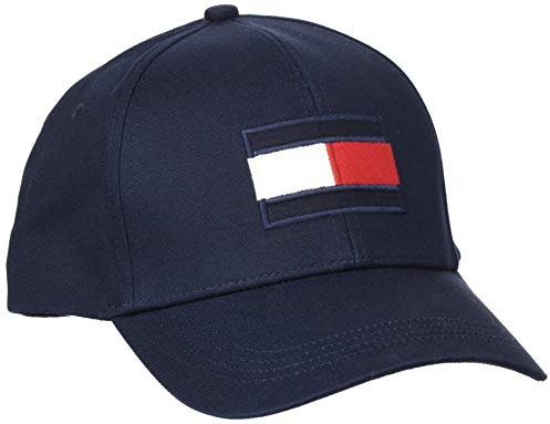 Tommy Hilfiger Herren Big Flag Cap Baseball Cap, Blau (Desert Sky Dw5), One Size (Herstellergröße: OS)