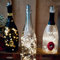 Hellum chaîne lumineuse pour bouteilles de vin avec minuterie, blanc chaud, mini guirlande led à pile (AAA) pour bouteilles, chaîne pour bouteilles de vin, décoration de table, Noël 523683