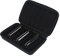 Drfeify Sac de Rangement en Cuir PU avec Fermeture à glissière Noir pour Harmonicas de 10 Trous