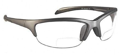 SB-5000 Bifocal Safety Glasses in +1.0 - +3.0 Magnification (1.5, Clear)