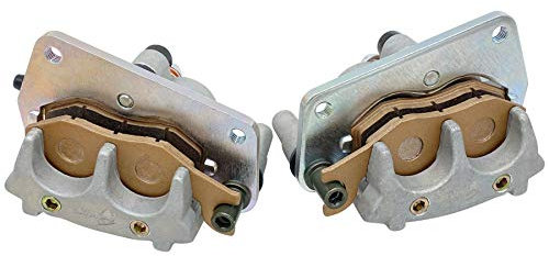M MATI Front Left Right Brake Caliper for Yamaha YFZ450 2004-2020 Raptor 700 YFM700 2006-2020 5TG-2580T-11-00 5TG-2580U-11-00