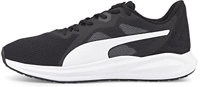PUMA Unisex Twitch Runner Laufschuh, Puma Black Asphalt, 44 EU