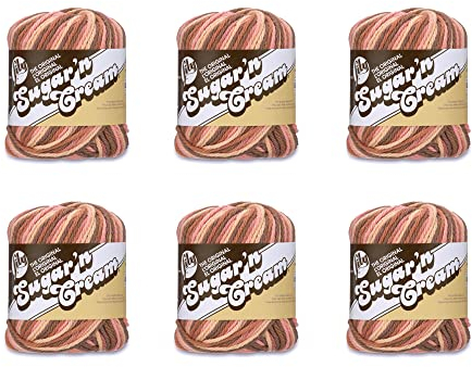 Lily Yarn, Cotton, Desert Rising, 6 Pack
