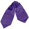 Dan Smith Ascot Herren-Krawatte, Satin, Krawatte, einfarbig, Ascot, Indigo-c.c.aq.c.034, Einheitsgröße