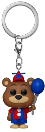 Funko Pop! Keychain: Five Nights at Freddy's (FNAF) SB - Balloon Freddy Fazbear - Mini-Figurine en Vinyle à Collectionner Porte-clés Fantaisie - Cadeau de Noël - Idée de Cadeau