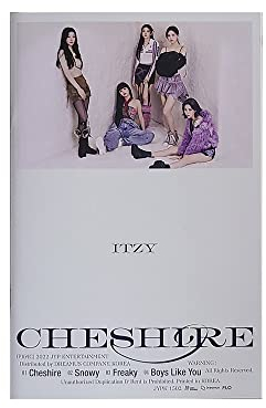 ITZY - Cheshire [B Version] Standard Album with PreOrder Benefit CD+Photobook+Photocard+Photo Cube+Clear Photocard+Poster+Lyric Paper+Neon Photocard+4-Cut Film+(Extra ITZY 6 Photocards+Pocket Mirror)