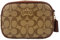 Coach Mini Jamie Camera Bag in Signature Canvas in Khaki/Saddle 2, Khaki