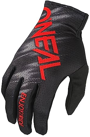 O'NEAL | Fahrrad- & Motocross-Handschuhe | MX MTB DH FR Downhill | Passform, Luftdurchlässiges Material | Matrix Glove Voltage V.24 | Erwachsene | Schwarz Rot | Größe L