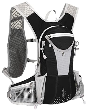 Pomurom Fahrradrucksack 12L, Wasserdicht Rucksäcke Sportrucksack für Wandern Klettern Trekking Laufsport, Ultraleicht Fahrrad Rücksack Tasche, MTB Mountainbike Rucksack, Laufrucksack Herren Damen