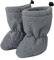 Hoppediz Baby Booties aus Fleece, warme Baby Winterschuhe 6-12 Monate, stone 18-21