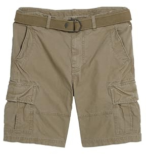 Superdry Herren Schwere Cargo-Shorts Dress Beige 34