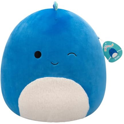 Squishmallows SQCR06633 - Brody der Dino 40 cm, offizielles Kelly Toys Plüsch, superweiches Kuscheltier