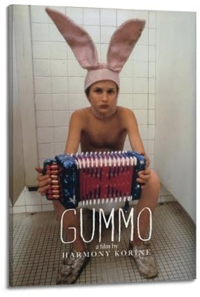 Zamou Gummo Leinwand-Poster, Wandkunst, dekoratives Wohnzimmer-Poster, Schlafzimmer-Poster, 40 x 60 cm, Rahmenstil