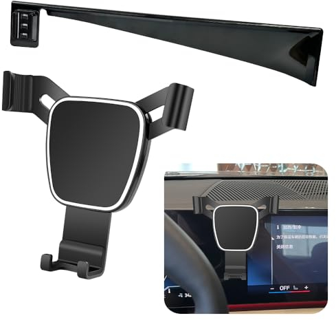 LUNQIN Kfz-Handyhalterung für BMW 5er-Serie 2024, BMW i5 2024, 530i, 540i, xDrive eDrive40, M60, Auto-Zubehör, Navigations-Halterung, Innendekoration, Bildschirm, Handy-Halterung