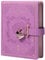 MGGAO Diary with Lock for Writing, PU Hardcover Leather Locked Journal, B6 Personal Organizer for Men Women, 288 Pages 100gsm Ruled Paper