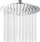 Zuvo 8 Inch Round Rainfall Shower Head - 304 Stainless Steel High Pressure Waterfall for Rain