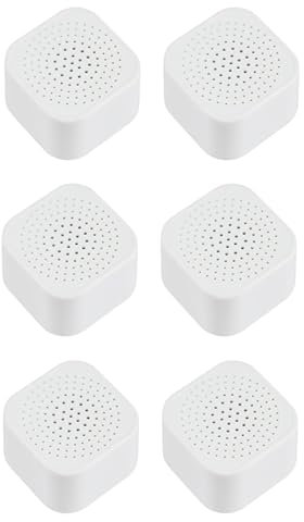 Vriusi Deodorante per frigorifero, eliminatore di odori da frigorifero | Assorbitore di odori di carbone attivo naturale appiccicoso, 6 pezzi, Assorbitore di odore della scatola di carbone attivo