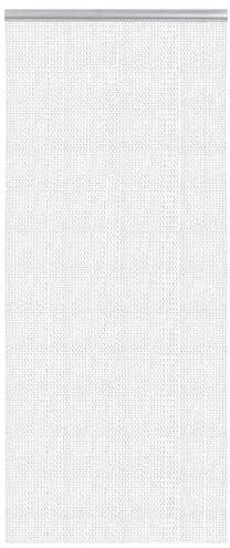 Sufrk Moustiquaire de porte à chaîne 90 x 200 cm en aluminium, pour portes à rideaux à chaîne, rideau à chaîne en aluminium pour décoration de portes, volets roulants anti-insectes