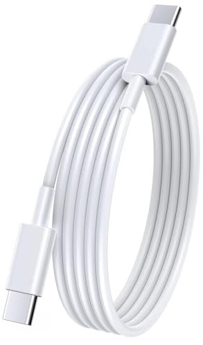 World biz iPhone 16 Charger Cable, USB C to USB C Charger Cable 1M (100W/5A), Fast Charging Type C Lead for iPhone 16 15 Pro Max/Plus/Pro, for Mac Book Pro 2021, for iPad Pro/Air/Mini