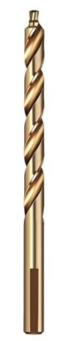 Juego de brocas helicoidales rectas HSS para taladrar metal duro, acero inoxidable, hierro fundido