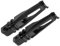 HKSOPC Repose Pieds de Moto pour Yamaha TMAX 560 2020-2024, Cale Pied Moto Pliables Paire de Moto Repose en Aluminium, Moto Repose Pieds à pédale Pied Avant,A Black