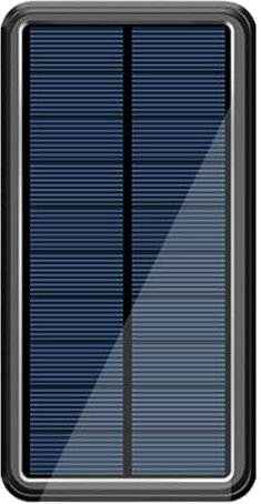Vgvgaj 50000mAh Banco De Energía Solar Portátil Cargador Solar Portátil Cargador Solar Batería Externa 4 Puertos De Salida para Cámara Exterior Celulares Consolas