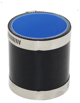 JKELPV Manguito Turbo Conector Recto Universal de Manguera de Silicona para intercooler de Coche, Turbo, Tubo de admisión, Longitud 76 mm Manguera Gasolina(ID 22MM)