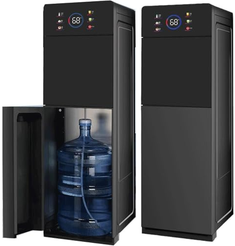 Freistehender Wasserspender – Netzbetrieben sofort kochend, Doppelfunktion für EIS und Warmhalten perfekt für Zuhause und das Büro,0.1,100x32x31.5cm