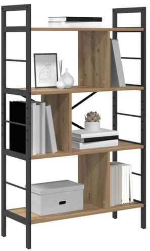 vidaXL Bücherregal 7 Ebenen 75 x 30 x 123,5 cm Holzwerkstoff