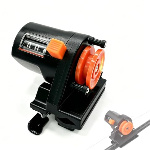 Angelschnur Zähler Für Sea Fishing,SchnurspulgeräT Angeln,Tackle Bidirectional Counting Fishing Line Depth Gauge Tool,0-999m Längen Gauge ForzäHler,Kompatibel Mit Ruten Clip-On Rods Bis 2,5cm
