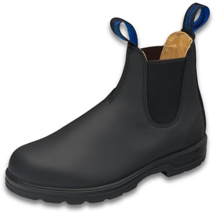 Blundstone 566 Thermal Series Unisex Fully Waterproof Premium Leather Chelsea Boots for Men and Women with Insulated Shearling Footbed & Shock Absorption, Black, 6 US Men / 8 US Women / 5 AU