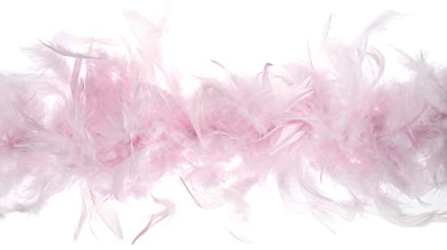 Trimits Boa en plumes de marabout, Rose, 1,8 metre x 12 cm TD0086