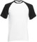 Fruit of the Loom Herren T-Shirt Valueweight Kurzarm Baseball T 61-026-0 White/Black XL